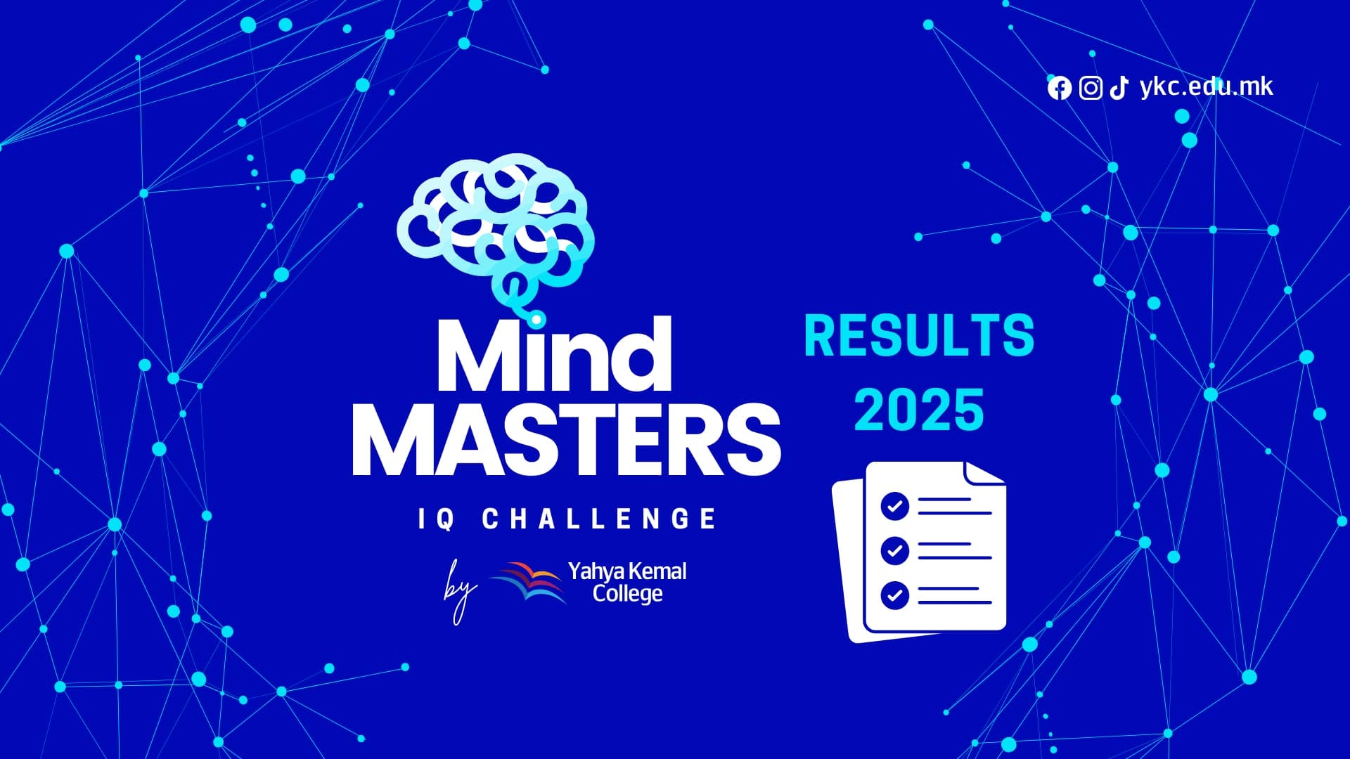 IQ Challenge &quot;Mind Masters&quot; - Results 2025